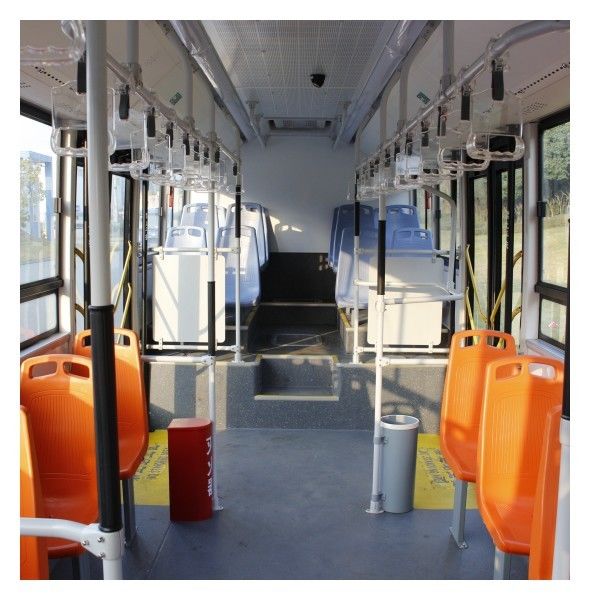 2800N.m最大トルク、LiFePo4バッテリー、航続距離250kmの10.5m公共交通用バッテリー式電気バス