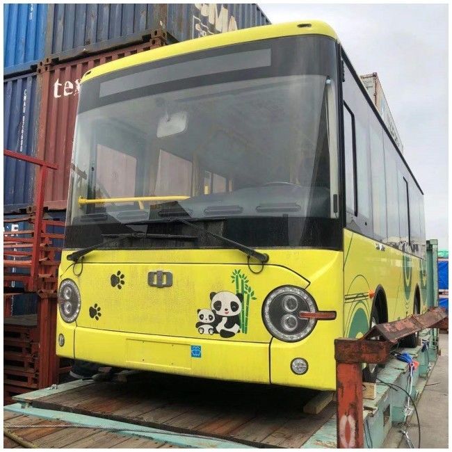 7.3m ディーゼル都市バス 25人乗りの後部エンジンとユーロ4排出基準の都市バス