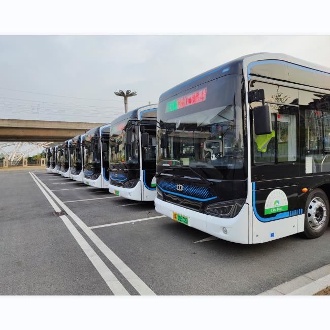 12 M 純電動バス LHD 自動EV インナーシティバス 46 席 空気懸垂付き
