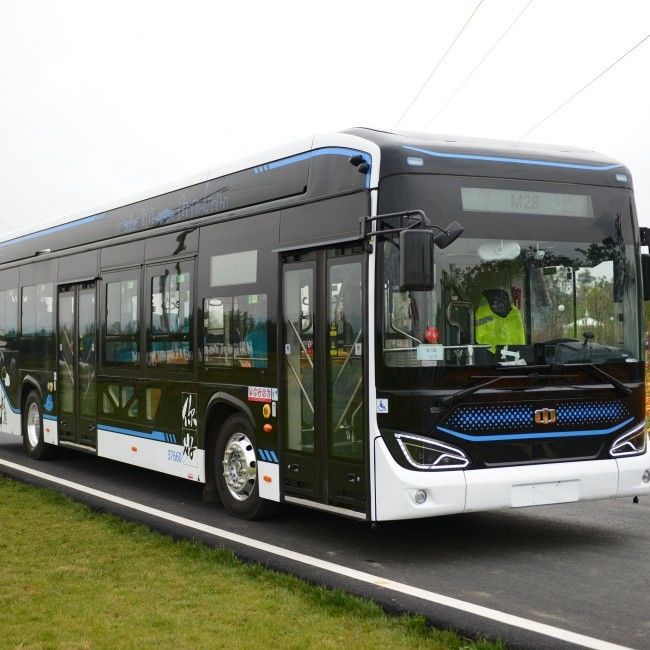 LHD 12mの46の座席が付いている低い床Eバス280-650km電気都市バス