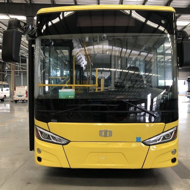 2つのドア8mの都市電池電気バスLHD 29座席電池198.4kwh