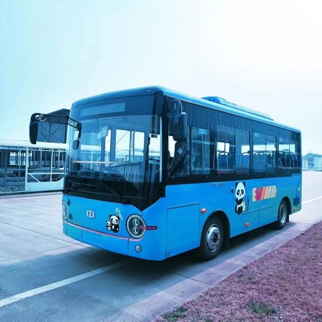 6.6m 電動ミニバス バッテリー充電車 LHD RHD 23人乗り シャトルサービス