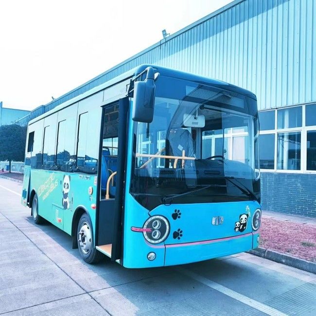 6.6m 電動ミニバス バッテリー充電車 LHD RHD 23人乗り シャトルサービス