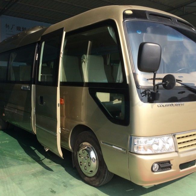 8mのディーゼル コースター バスAC LHD RHD最高速度100km/Hの19の座席
