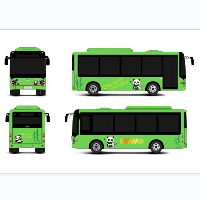 6630*2200*2925 サイズ 電動ミニバス E バス 6.6m バッテリー電動バス 公共交通機関
