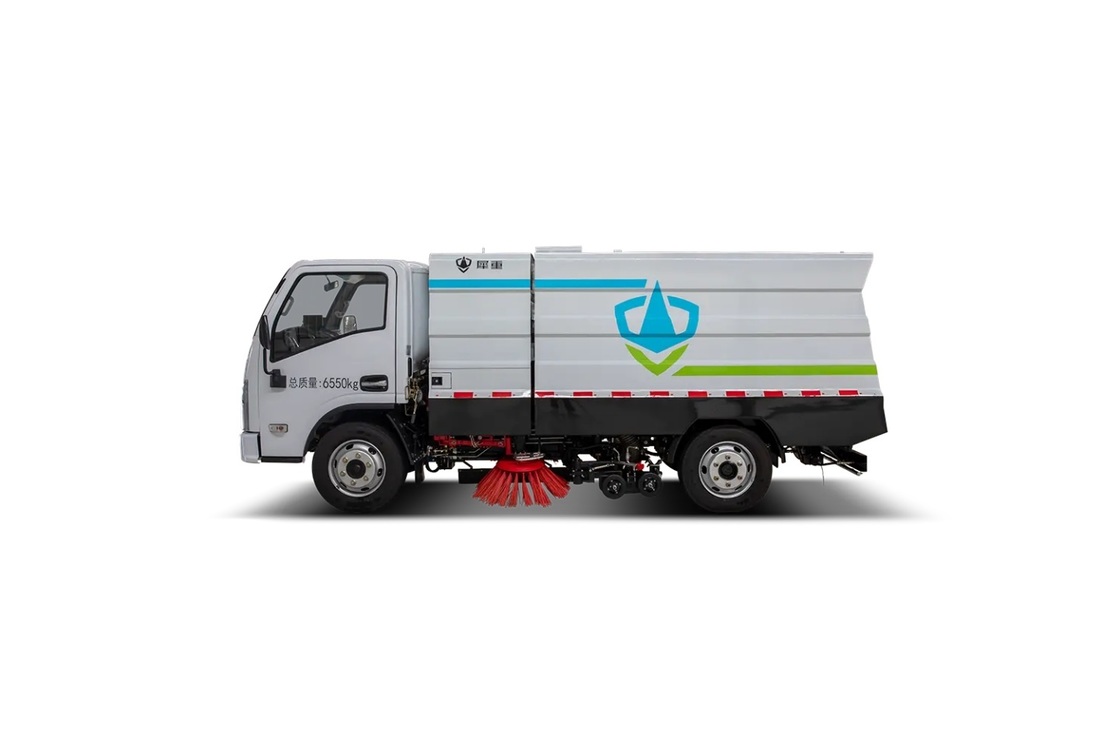 Sanitation Vehicles New Energy Type 7T Washing Sweeper