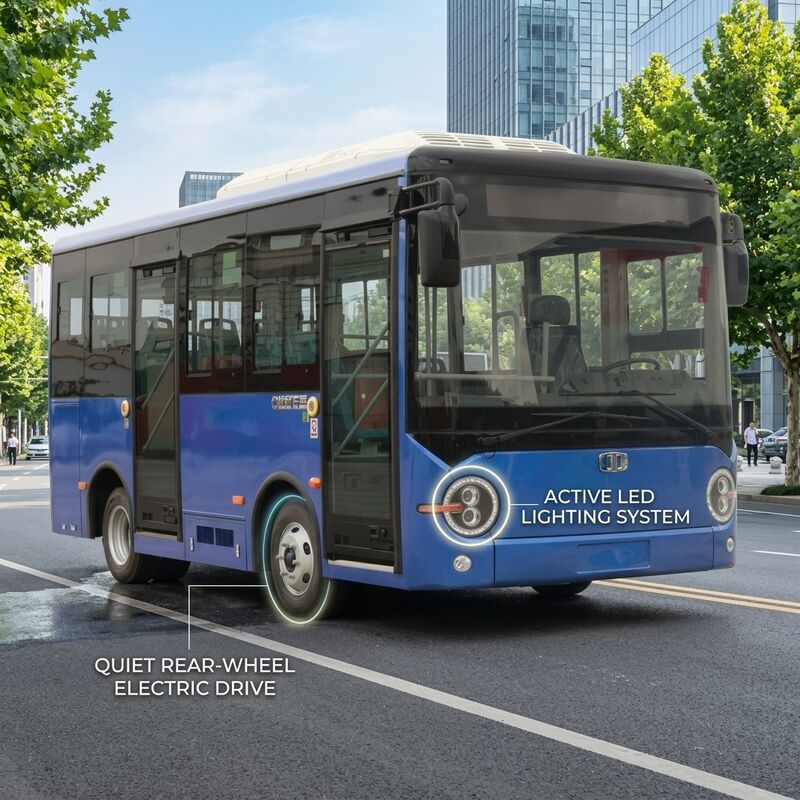 5.9M 14人乗り バッテリー電気都市バス 純粋な電気自動車 公共交通バス