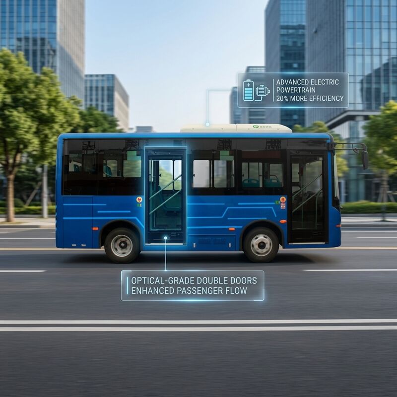 5.9M 14人乗り バッテリー電気都市バス 純粋な電気自動車 公共交通バス