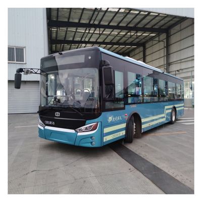10.5mのバッテリーの充電の到着の純粋な電気バスLHD RHD 30 Seaters