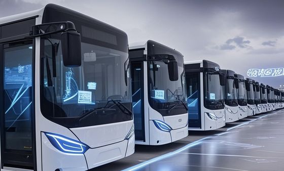 8.5m 電池電動都市バス 公共交通のためのエコ意識のソリューション