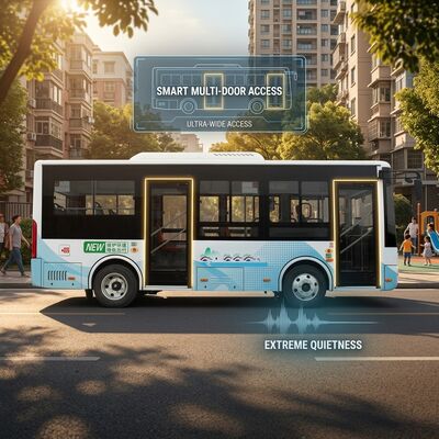 6.6m 電動都市バス 新エネルギー 270km マイル 16人座 オーダーメイド受付